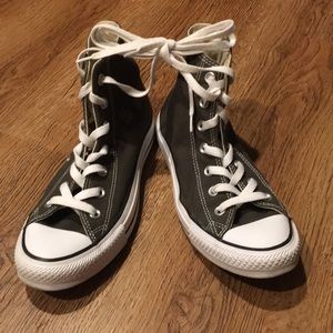 Army green converse